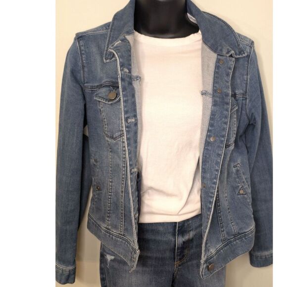 Liverpool Branded Jean Jacket - Size Small | Gently Used | Classic & Stylish - Picture 2 of 6